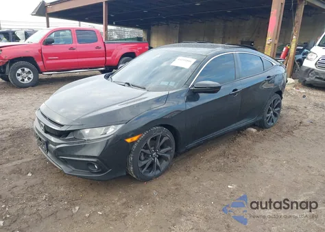 2020 Honda Civic Sport z USA, uszkodzony, nr VIN 19XFC2F83LE215152